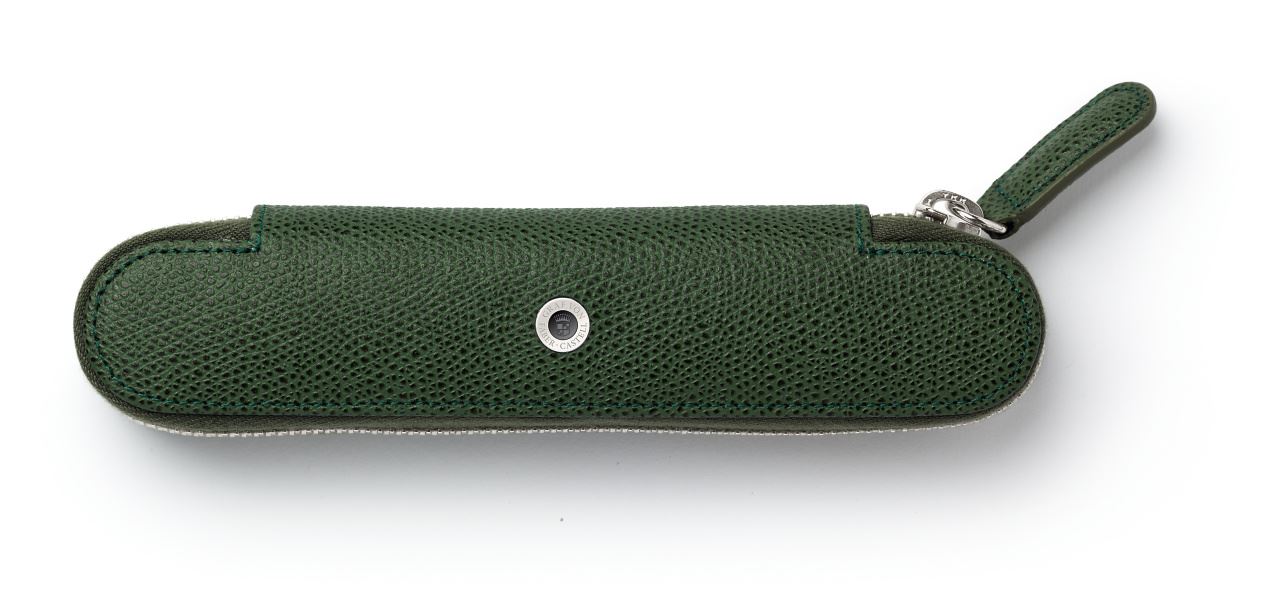 Graf-von-Faber-Castell - Porta penne Epsom per uno strumento, Verde Oliva