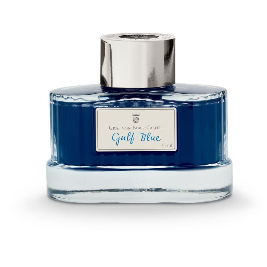 Graf-von-Faber-Castell - Ink bottle Blu Golfo, 75ml
