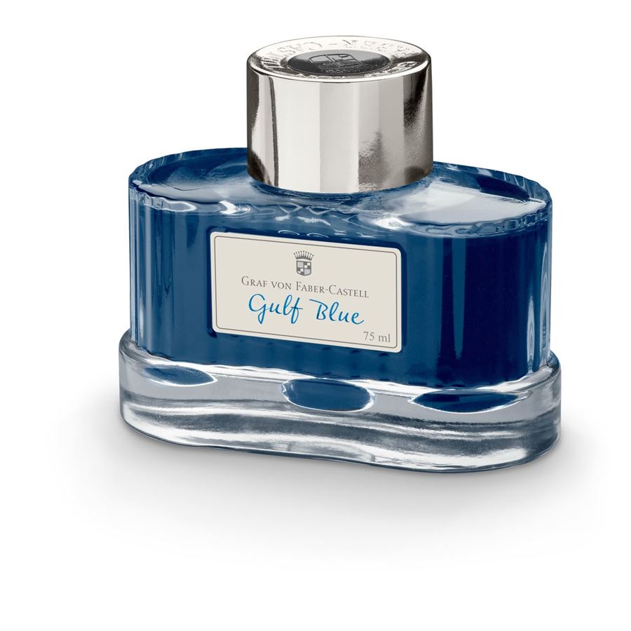 Graf-von-Faber-Castell - Ink bottle Blu Golfo, 75ml