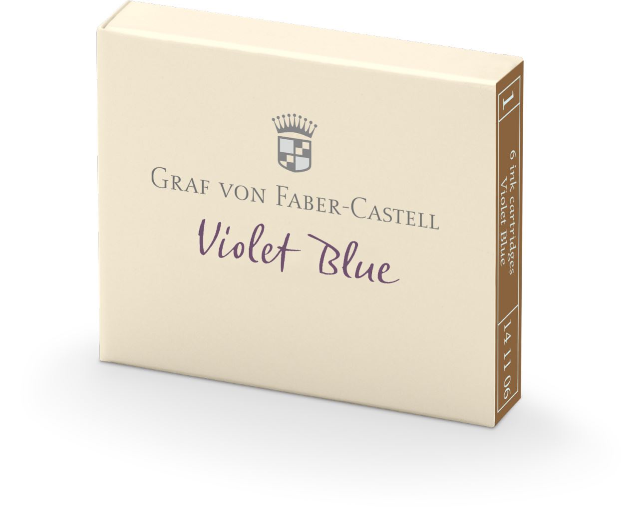 Graf-von-Faber-Castell - 6 cartucce di inchiostro, Viola