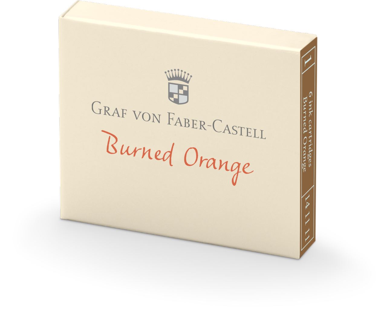 Graf-von-Faber-Castell - 6 cartucce di inchiostro, Arancio