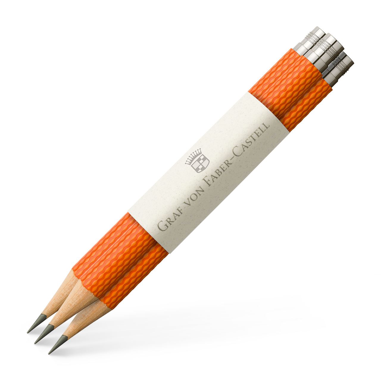 Graf-von-Faber-Castell - 3 matite di ricambio Matita Perfetta, Arancio