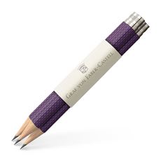 Graf-von-Faber-Castell - 3 matite di ricambio Matita Perfetta, Viola