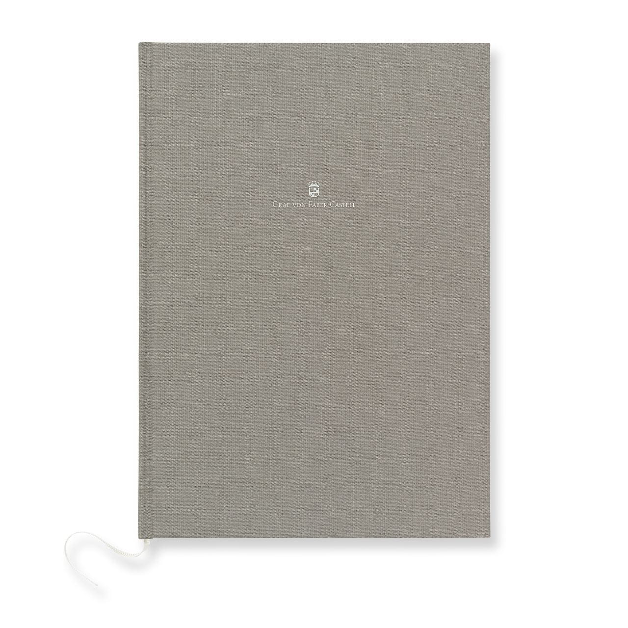 Graf-von-Faber-Castell - Book con copertina in lino A4 Grigio