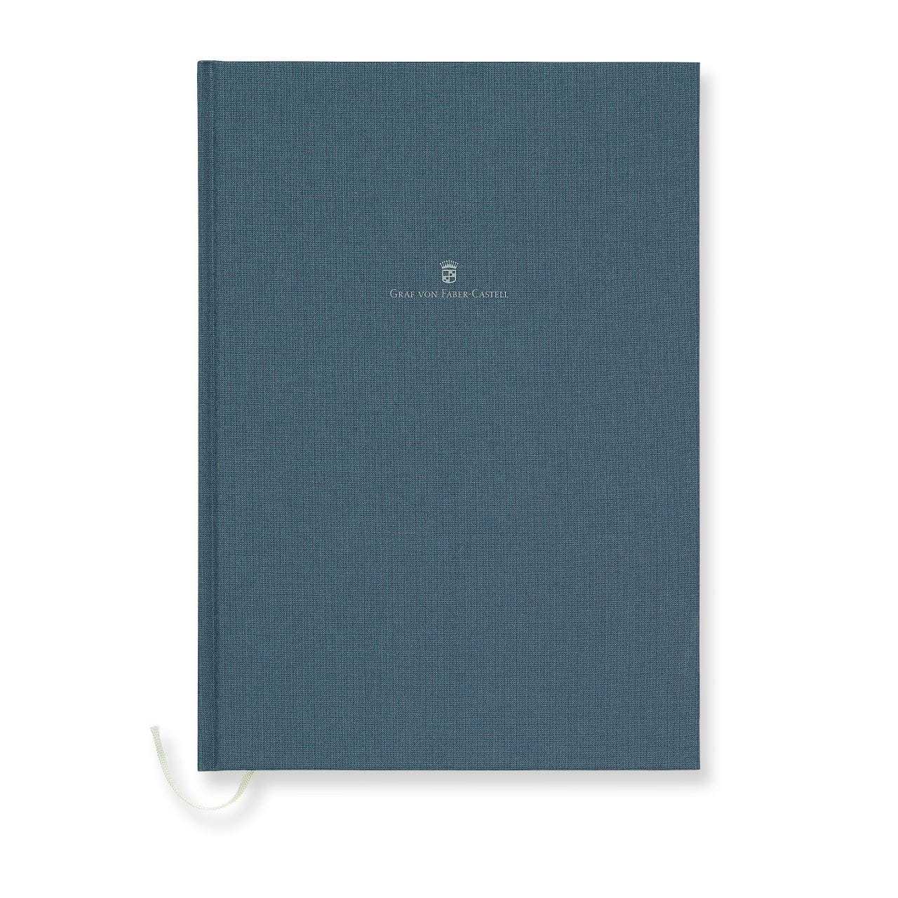 Graf-von-Faber-Castell - Book con copertina in lino A4 Blu Notte