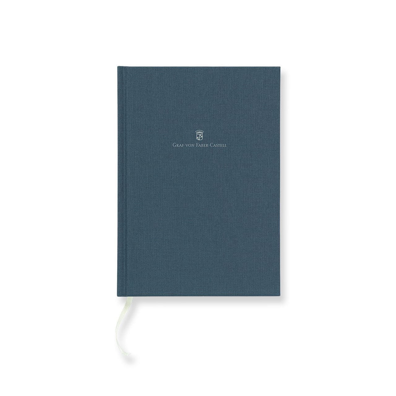 Graf-von-Faber-Castell - Book con copertina in lino A5 Blu Notte