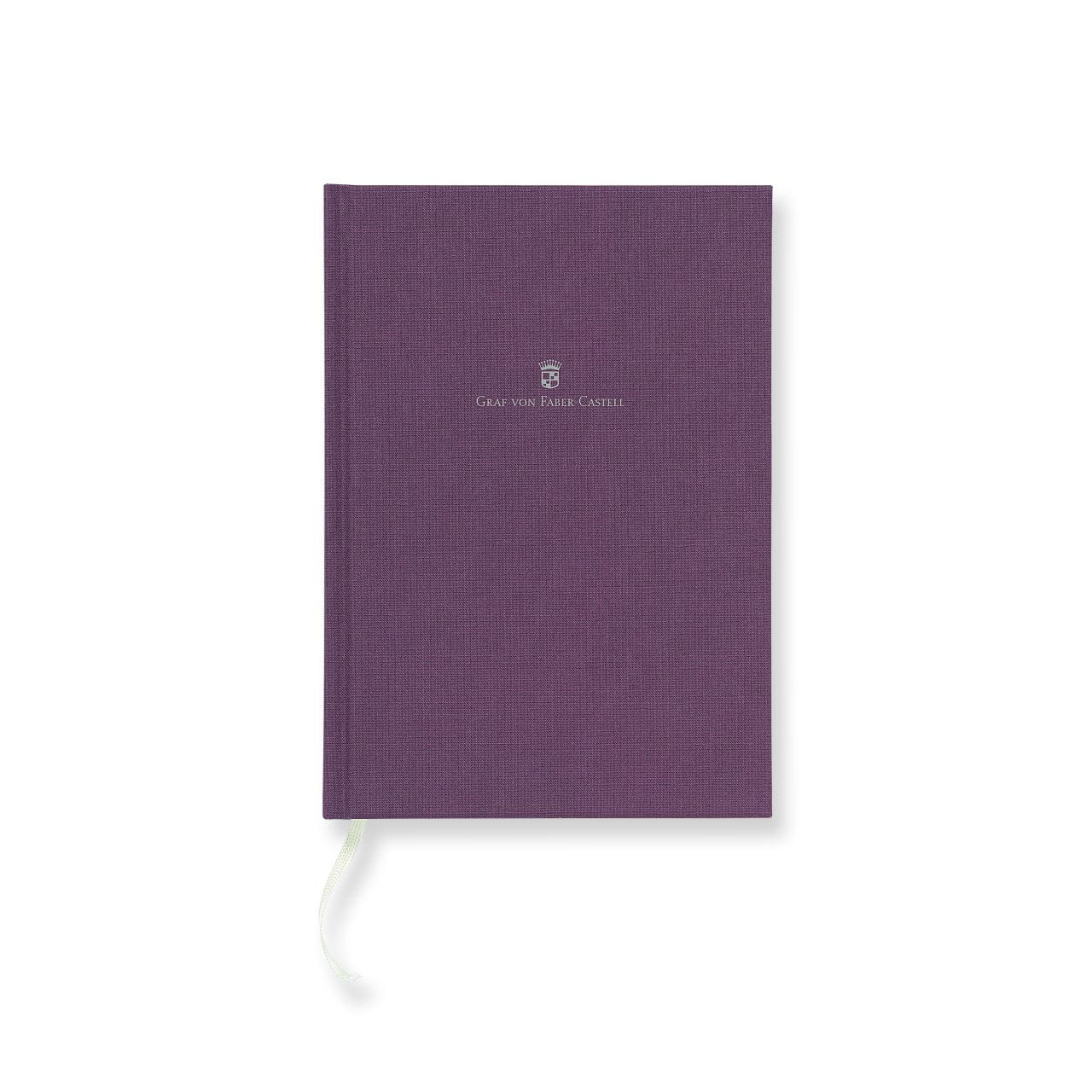 Graf-von-Faber-Castell - Book con copertina in lino A5 Viola