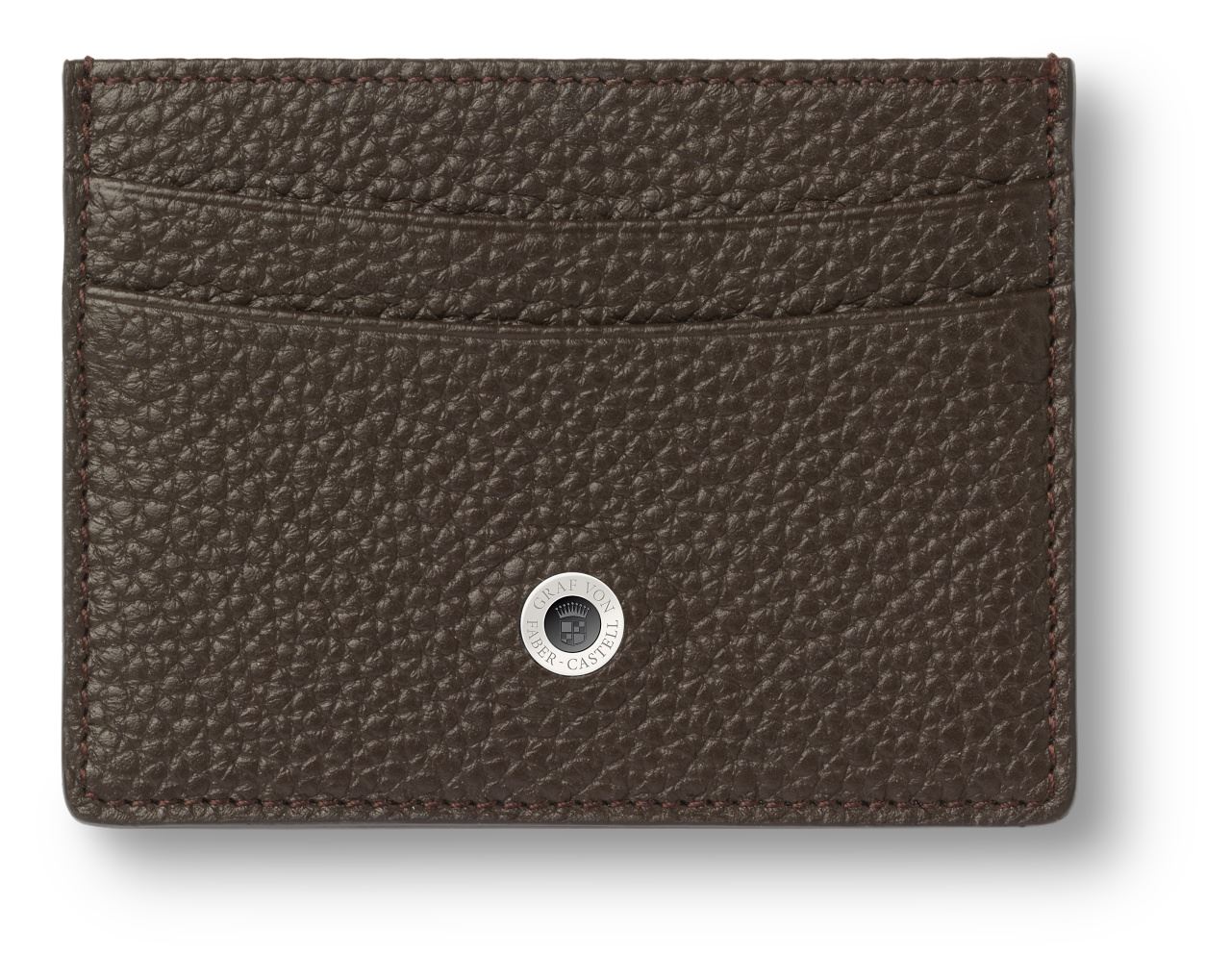Graf-von-Faber-Castell - Porta carte di credito bifacciale Cashmere, moka