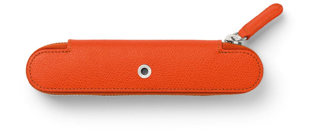 Graf-von-Faber-Castell - Porta penne Epsom per uno strumento, Arancio