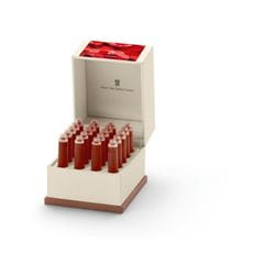 Graf-von-Faber-Castell - 20 cartucce di inchiostro, Rosso India
