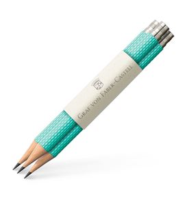 Graf-von-Faber-Castell - 3 matite di ricambio Matita Perfetta, Turchese