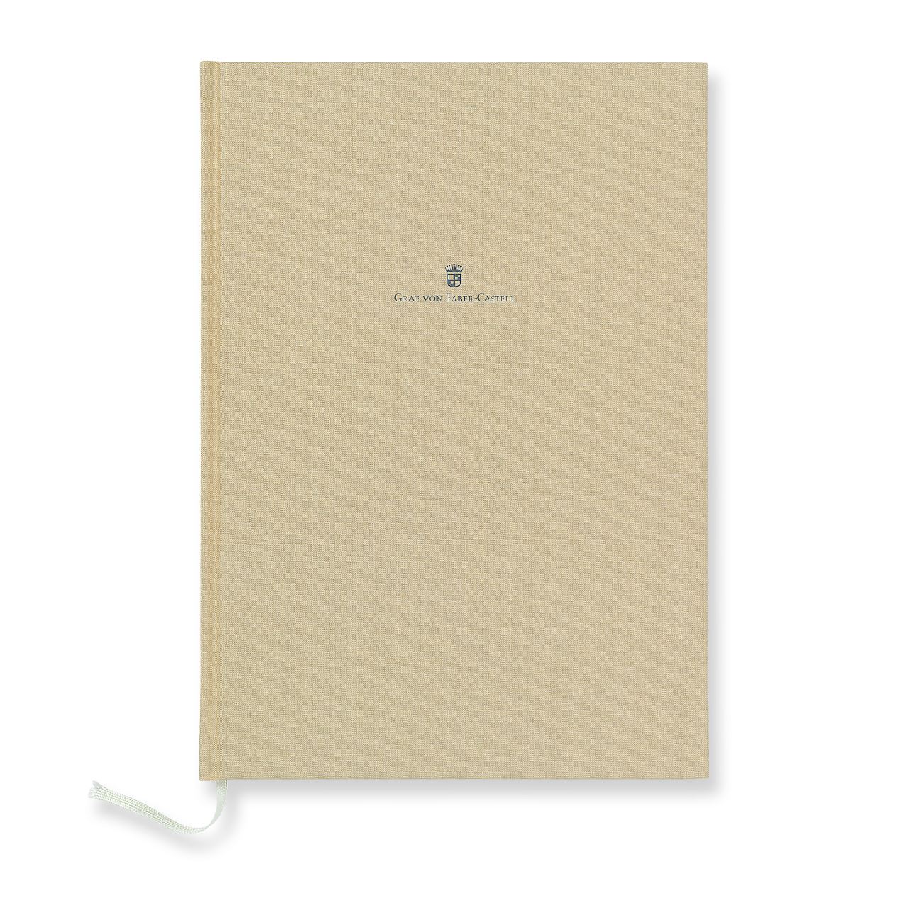 Graf-von-Faber-Castell - Book con copertina in lino formato A4, sabbia