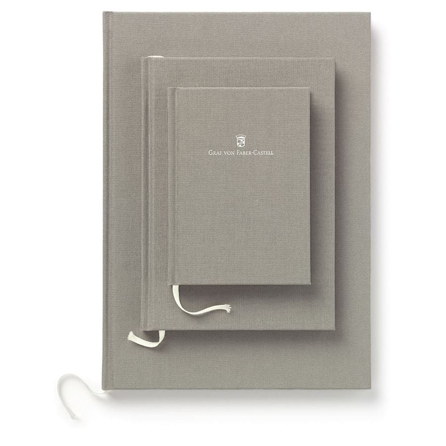 Graf-von-Faber-Castell - Book con copertina in lino A4 Grigio
