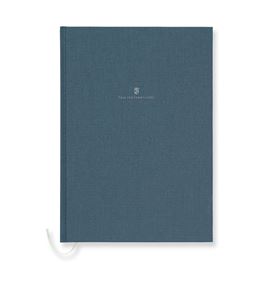 Graf-von-Faber-Castell - Book con copertina in lino A4 Blu Notte