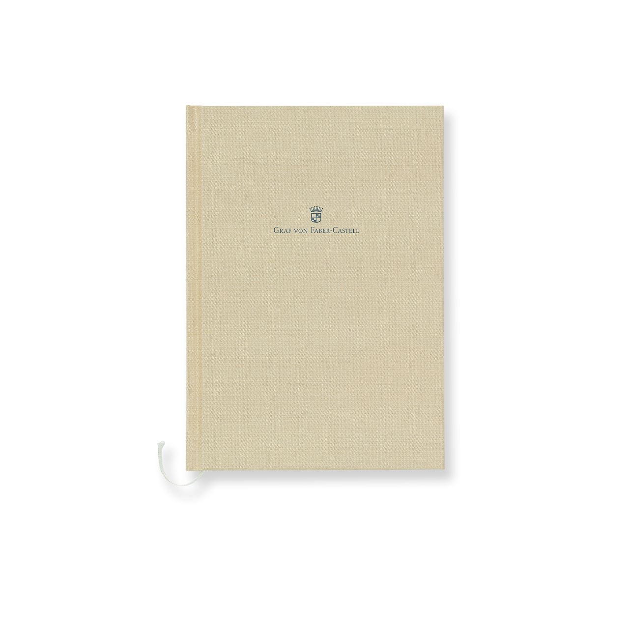 Graf-von-Faber-Castell - Book con copertina in lino formato A5, sabbia