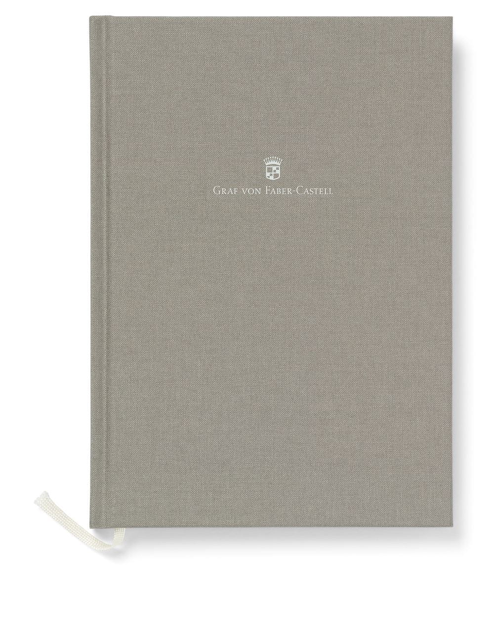 Graf-von-Faber-Castell - Book con copertina in lino formato A5, grigio
