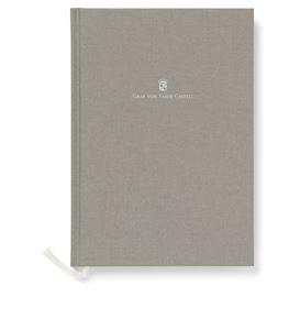 Graf-von-Faber-Castell - Book con copertina in lino A5 Grigio