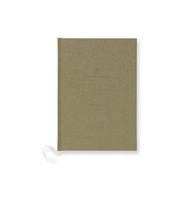 Graf-von-Faber-Castell - Book con copertina in lino A5 Verde Oliva