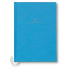 Graf-von-Faber-Castell - Book con copertina in lino A5 Blu Golfo