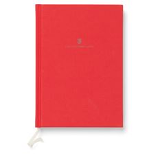 Graf-von-Faber-Castell - Book con copertina in lino A5 Rosso India