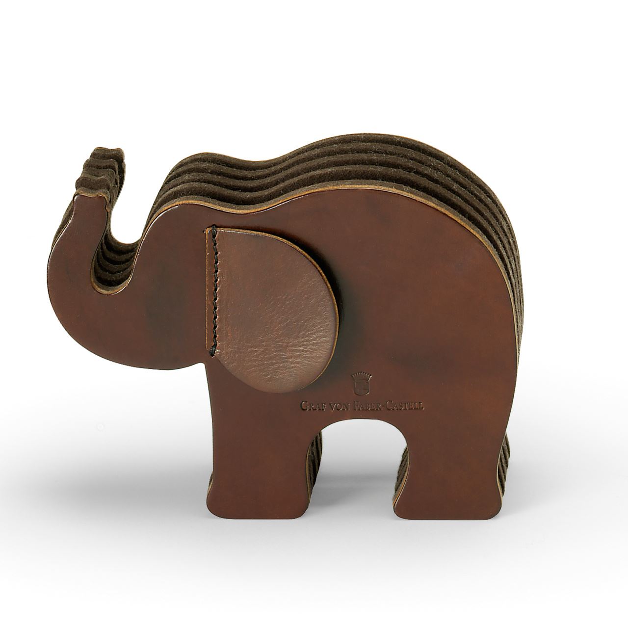 Graf-von-Faber-Castell - Portamatite Elefantino Large,moka