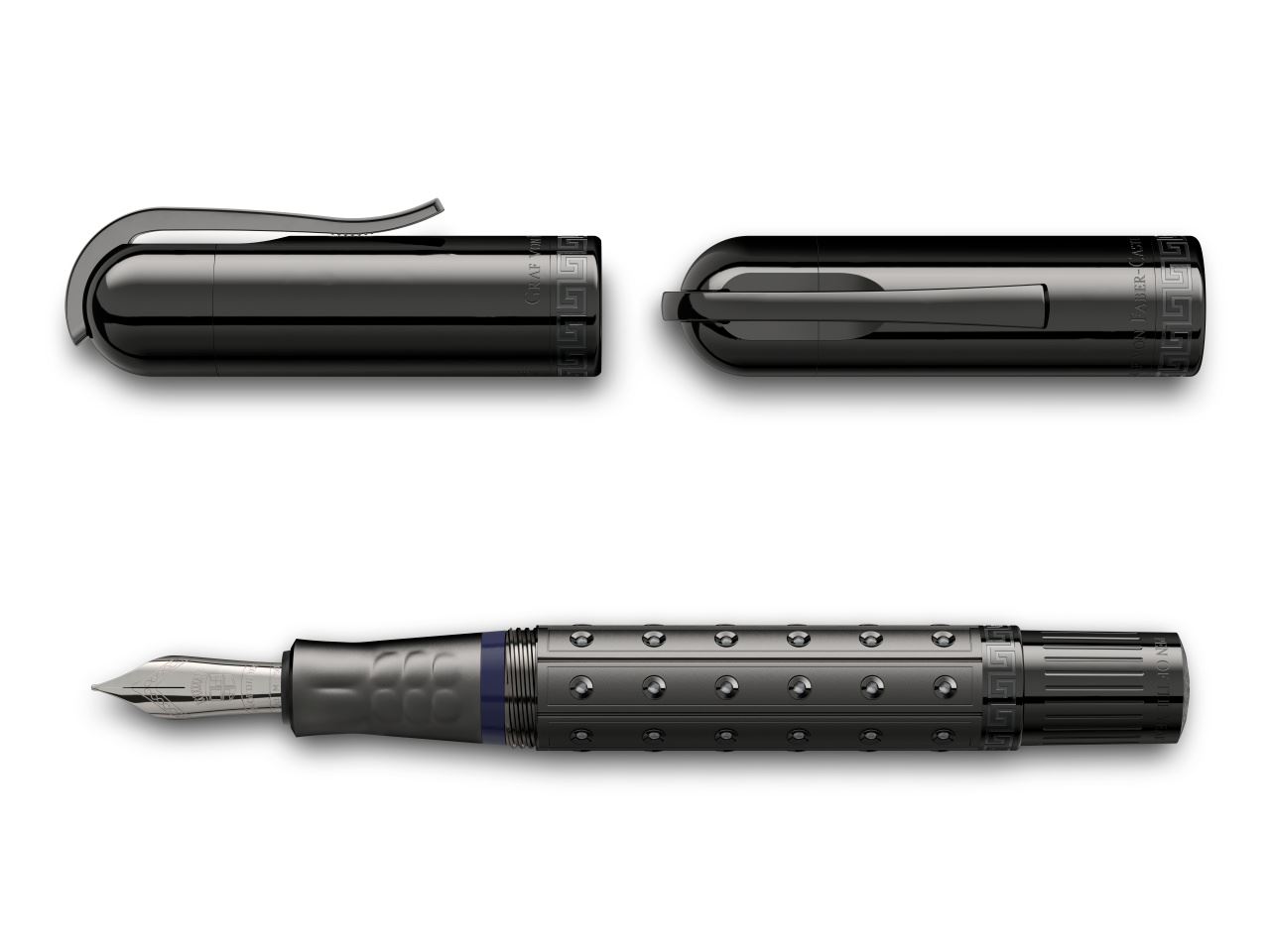 Graf-von-Faber-Castell - Penna stilografica Pen of The Year 2020 Black Edition, Fine